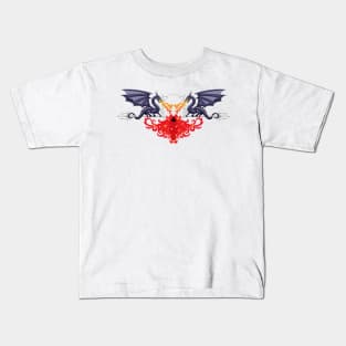 Fantasy Floral Ornament Kids T-Shirt